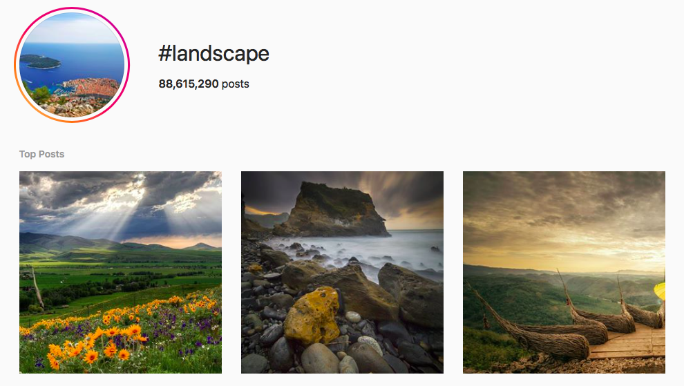 hashtags amoureux de la nature