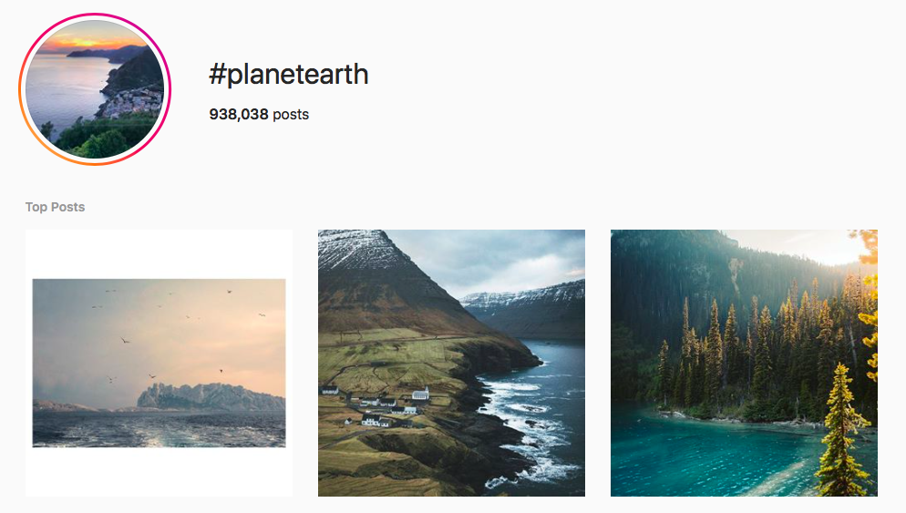 hashtags pour les amoureux de la nature