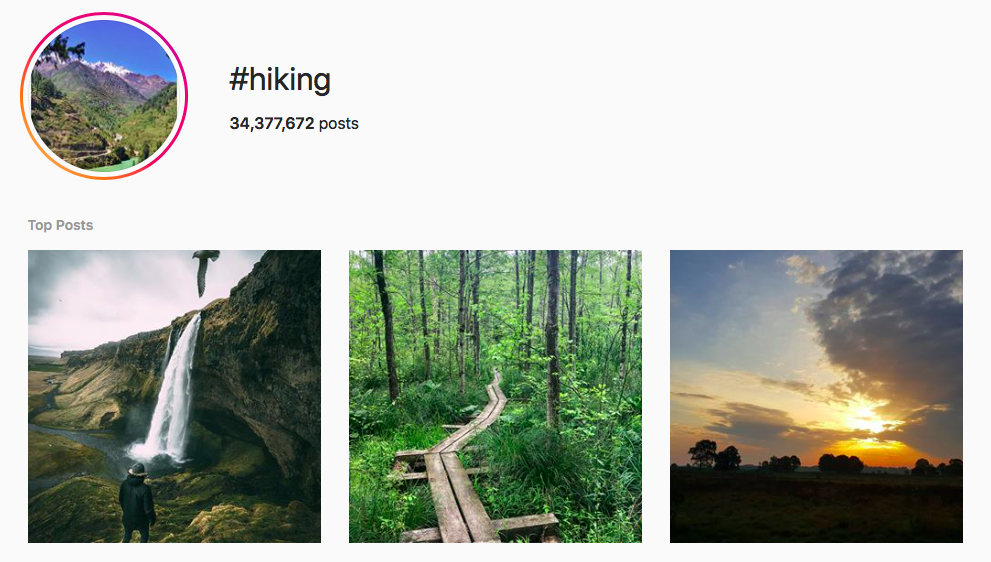 hashtags amoureux de la nature